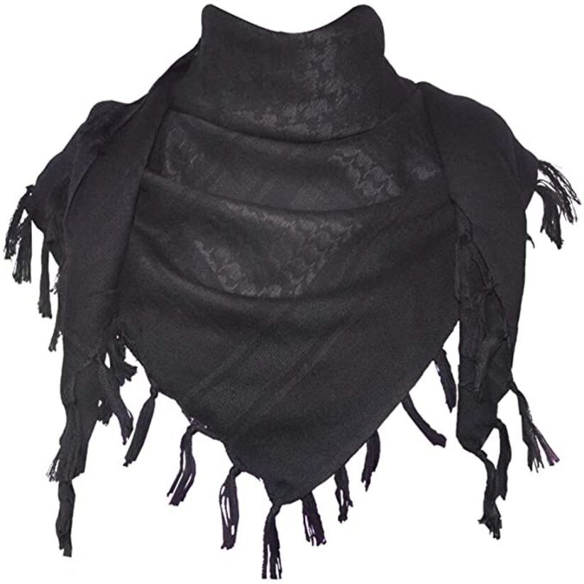 Shemagh - Grey & Black Unisex