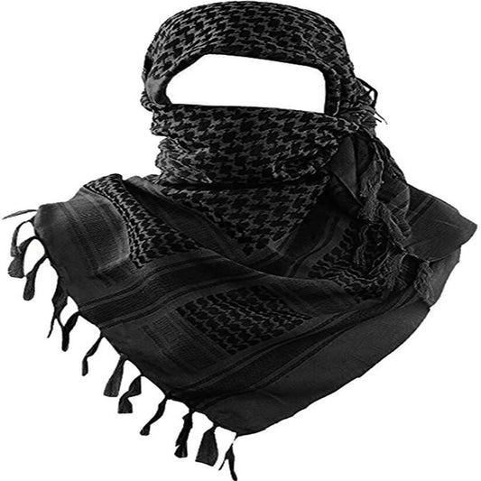 Shemagh - Grey & Black Unisex