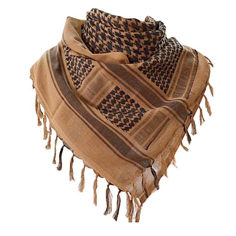 Shemagh - Camel & Black Unisex